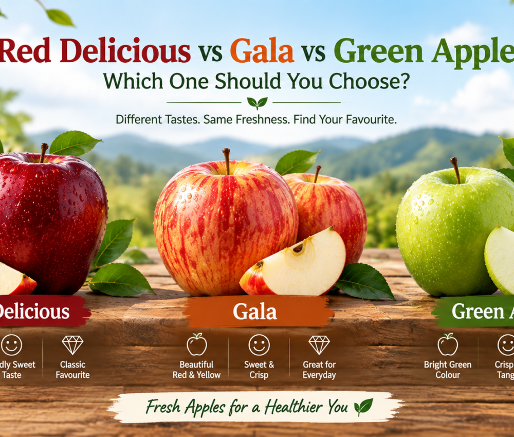 Red Delicious vs Gala vs Green Apple: Which One Should You Choose?